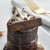 Chocolatree Happy Birthday Chocolate Decoration - 420/Case