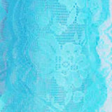10 Pieces Turquoise Caspari Lace Chair Sashes for Vibrant Event Decor 9x108 inches 9x108 Inches
