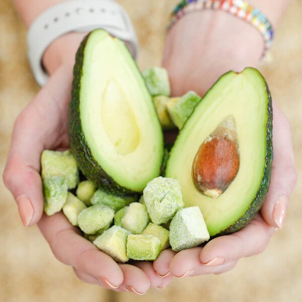 Pitaya Foods IQF Organic Avocado Pieces 12 oz. - 8/Case