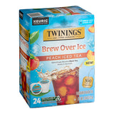 Twinings Unsweetened Peach Iced Tea Single Serve Keurig® K-Cup® Pods - 24/Box