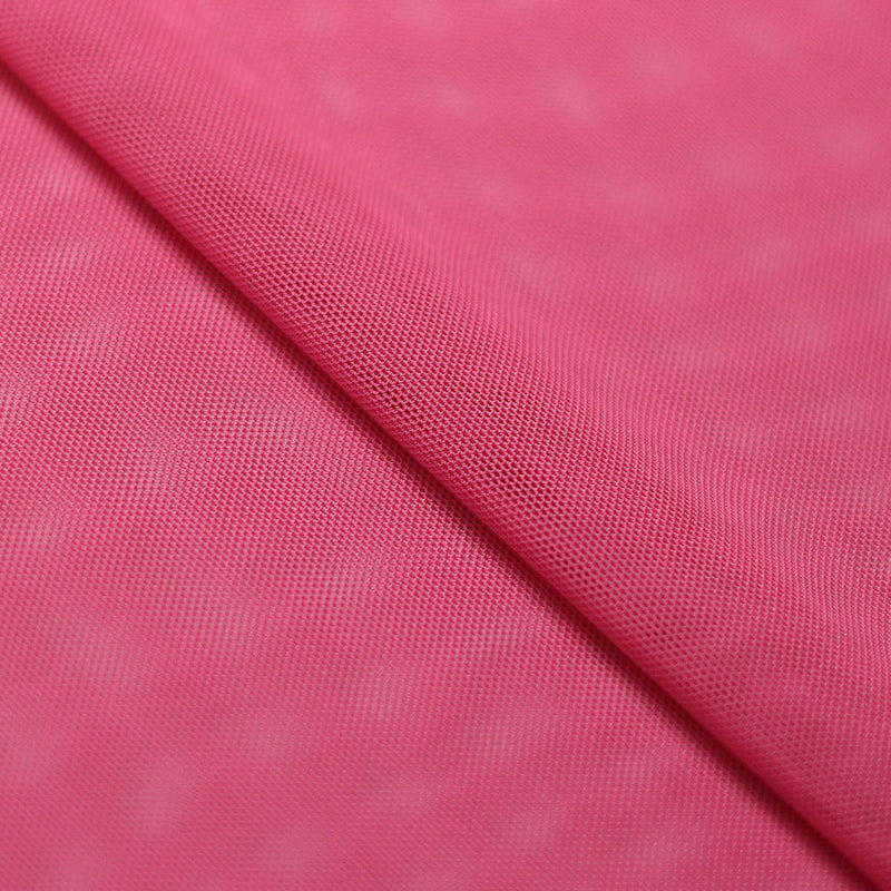 Action Mesh Polyester Spandex Fabric - Solid Colors, 58-60" Width (1 Yard)