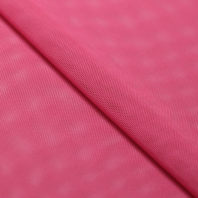 Action Mesh Polyester Spandex Fabric - Solid Colors, 58-60" Width (1 Yard)