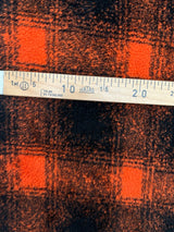 Faux Fur Orange-Black Laminated