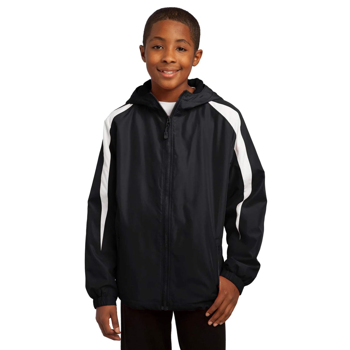 Youth Fleece-Lined Colorblock Jacket