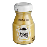 Heinz Dijon Mustard 2 oz. Personal Glass Bottle - 60/Case
