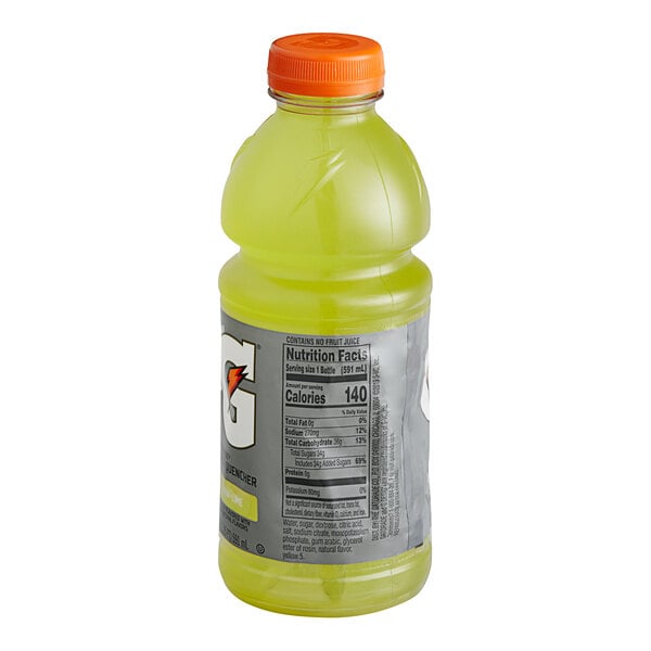 Gatorade Thirst Quencher Lemon Lime Sports Drink 20 fl. oz. - 24/Case