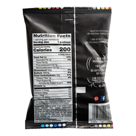 Stacy's Cinnamon Sugar Pita Chips 1.5 oz. - 24/Case