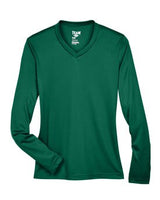 Team 365® V Neck Ladies Zone Performance Long Sleeve T-Shirt
