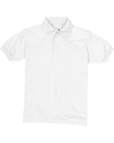 Hanes® Youth EcoSmart Jersey Knit Short Sleeve Collared Polo