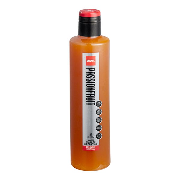 SHOTT Passionfruit Real Fruit Concentrated Flavoring Syrup 1 Liter