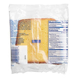 Ne-Mo's Bakery Individually Wrapped Lemon Pound Cake Slice 4 oz. - 12/Case