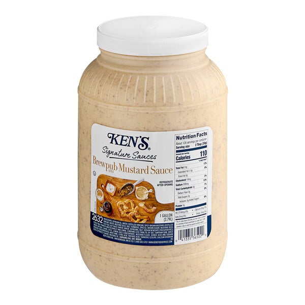 Ken's Foods Brewpub Mustard Sauce 1 Gallon