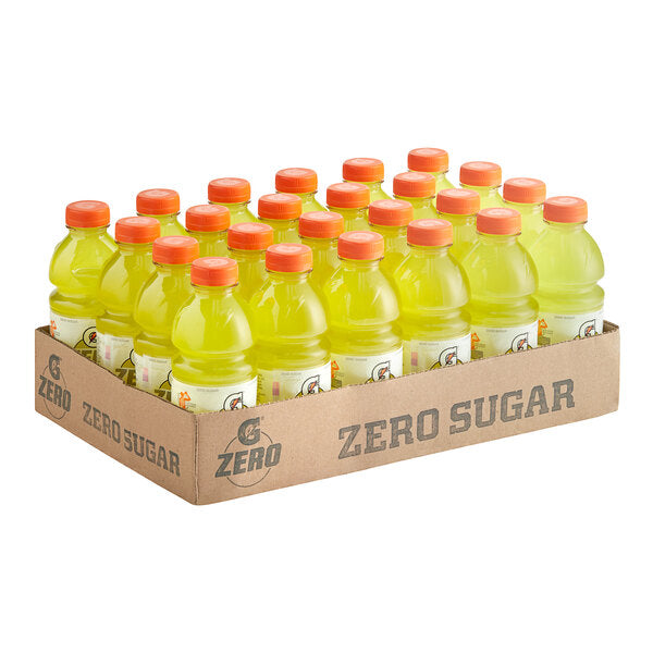 Gatorade Thirst Quencher Lemon Lime Zero Sugar Sports Drink 20 fl. oz. - 24/Case