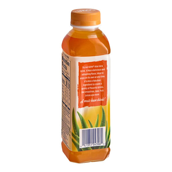 Goya Mango Aloe Vera Drink 16.9 fl. oz. - 12/Case
