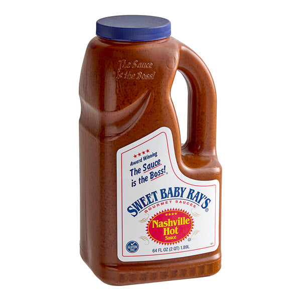 Sweet Baby Ray's Nashville Hot Sauce 0.5 Gallon - 4/Case