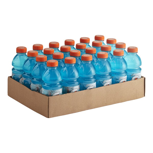 Gatorade Thirst Quencher Frost Glacier Freeze Sports Drink 20 fl. oz. - 24/Case