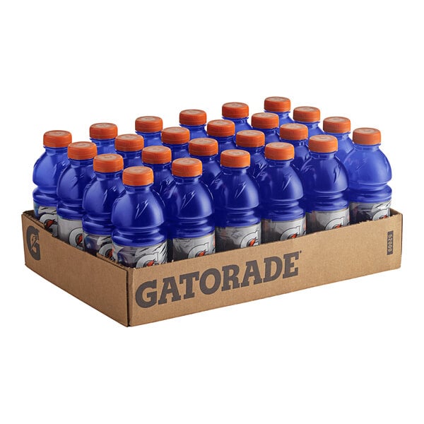 Gatorade Thirst Quencher Fierce Grape Sports Drink 20 fl. oz. - 24/Case