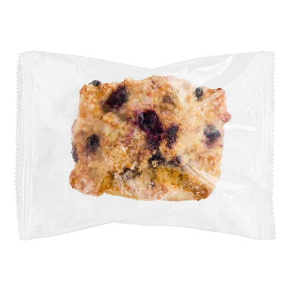 Sweet Street Desserts Individually Wrapped Blueberry Scone 3.5 oz. - 48/Case