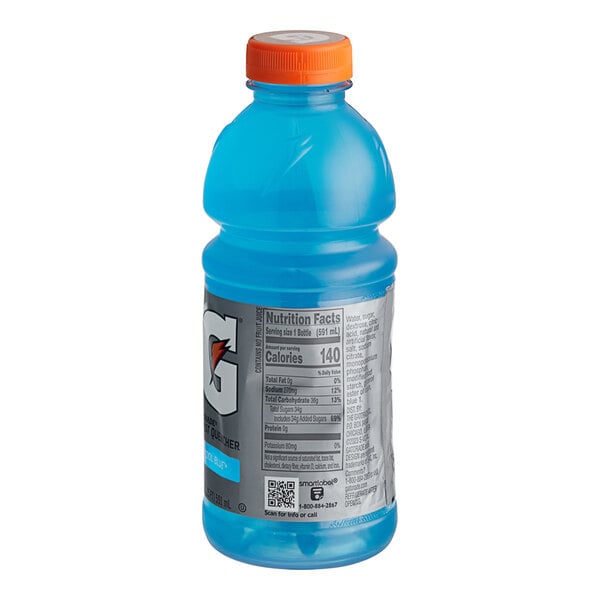Gatorade Thirst Quencher Cool Blue Sports Drink 20 fl. oz. - 24/Case