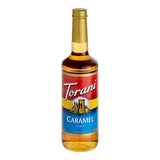 Torani Caramel Flavoring Syrup 750 mL Glass Bottle