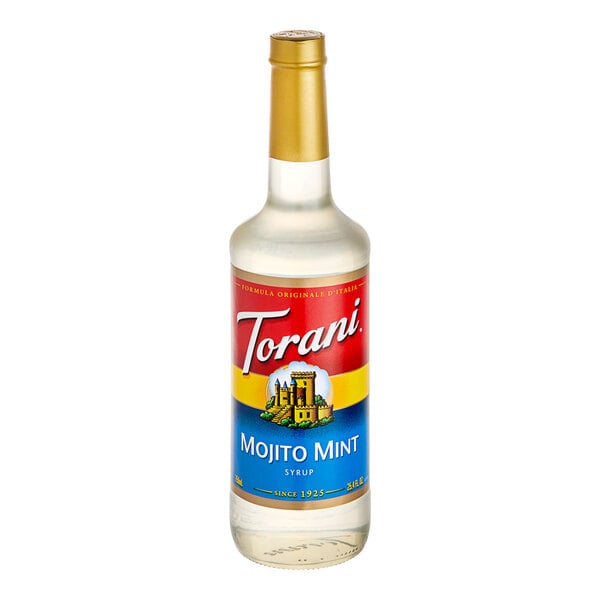Torani Mojito Mint Flavoring Syrup 750 mL Glass Bottle