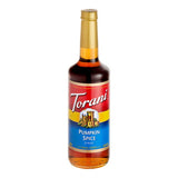 Torani Pumpkin Spice Flavoring Syrup 750 mL Glass Bottle