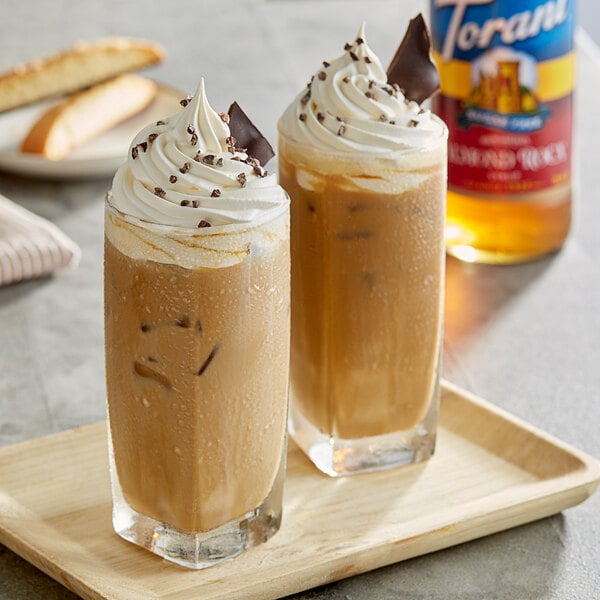 Torani Sugar-Free Almond Roca Flavoring Syrup 750 mL Glass Bottle