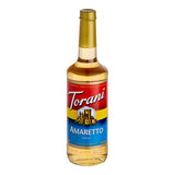 Torani Amaretto Flavoring Syrup 750 mL Glass Bottle