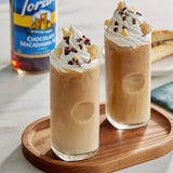 Torani Sugar-Free Chocolate Macadamia Nut Flavoring Syrup 750 mL Glass Bottle