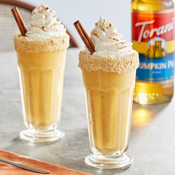 Torani Pumpkin Pie Flavoring Syrup 750 mL Glass Bottle