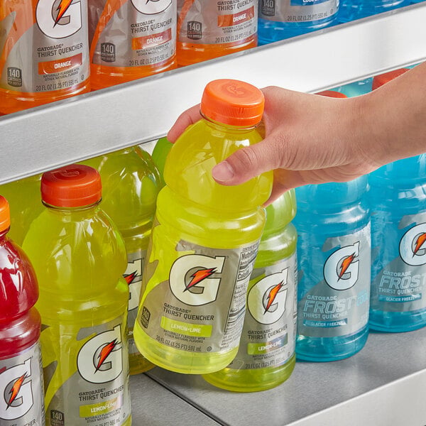 Gatorade Thirst Quencher Lemon Lime Sports Drink 20 fl. oz. - 24/Case