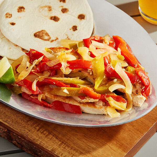 #10 Can Mixed Pepper Strips with Onions - 6/Case