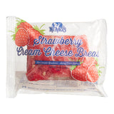 Ne-Mo's Bakery Frozen Individually Wrapped Strawberry Cream Cheese Cake Bread 4 oz. - 12/Case