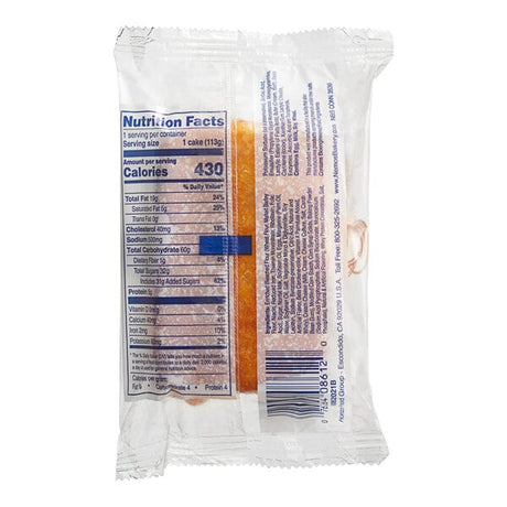 Ne-Mo's Bakery Frozen Individually Wrapped Cream Cheese Coffee Cake 4 oz. - 12/Case