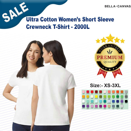 Gildan® Ultra Cotton Women’s Short Sleeve Crewneck T-Shirt