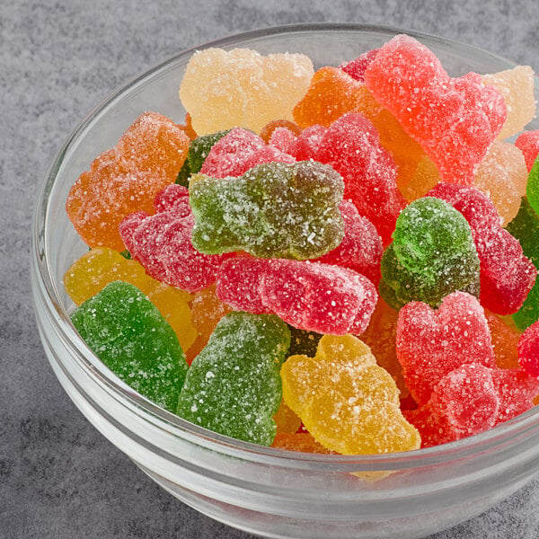 Albanese Sour Gummi Bears Topping 4.5 lb. - 4/Case