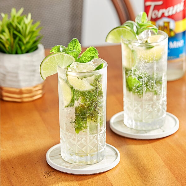 Torani Mojito Mint Flavoring Syrup 750 mL Glass Bottle