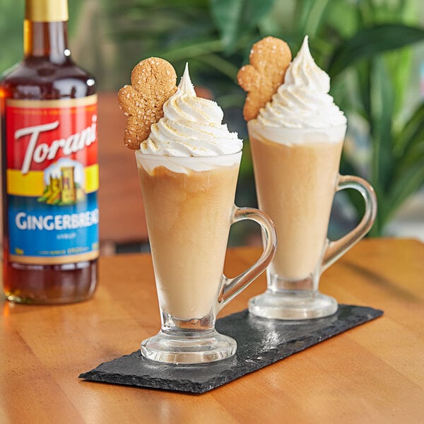 Torani Gingerbread Flavoring Syrup 750 mL Glass Bottle