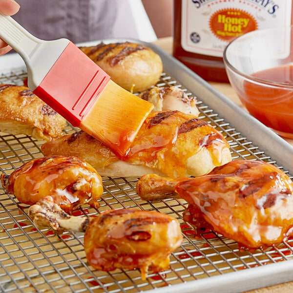 Sweet Baby Ray's Hot Honey Wing Sauce and Glaze 0.5 Gallon - 4/Case