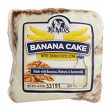 Ne-Mo's Bakery Frozen Individually Wrapped Banana Cake Square 3 oz. - 36/Case