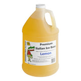 Philadelphia Water Ice Lemon Italian Ice Base 1 Gallon - 4/Case