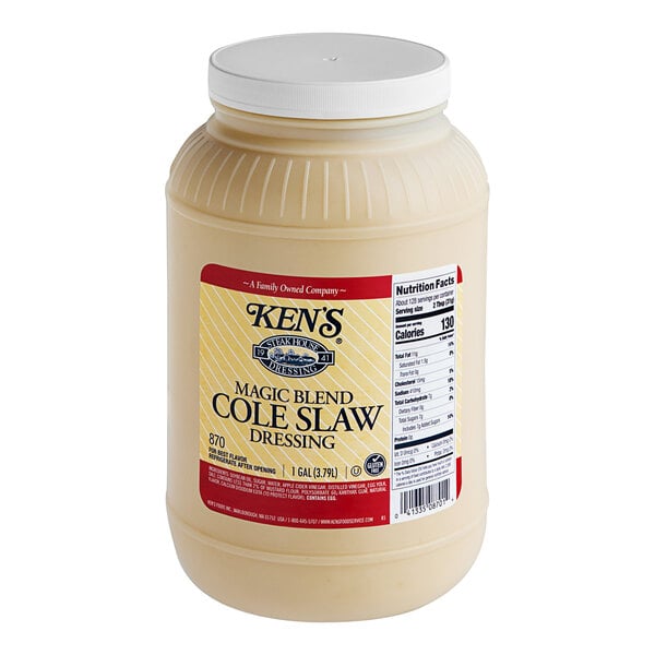 Ken's Foods Magic Blend Cole Slaw Dressing 1 Gallon - 4/Case