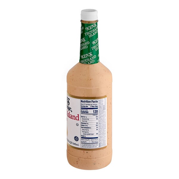 Ken's Foods Supreme Thousand Island Dressing 32 fl. oz. - 6/Case