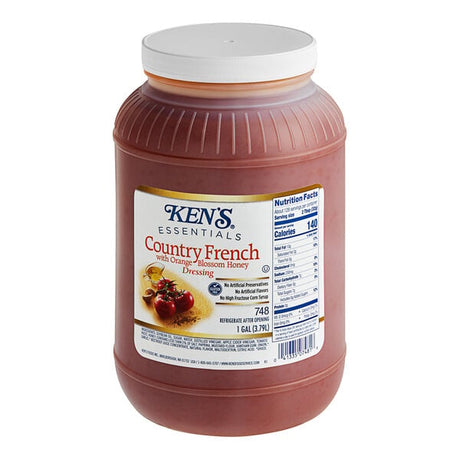 Ken's Foods Country French with Orange Blossom Honey Dressing 1 Gallon