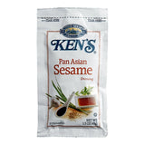 Ken's Foods Pan Asian Sesame Dressing Packet 1.5 oz. - 60/Case