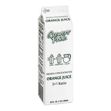 Growers' Pride Orange Juice 3:1 Concentrate 32 fl. oz. - 12/Case