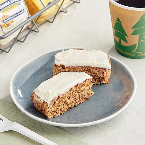 Ne-Mo's Bakery Frozen Individually Wrapped Banana Cake Square 3 oz. - 36/Case