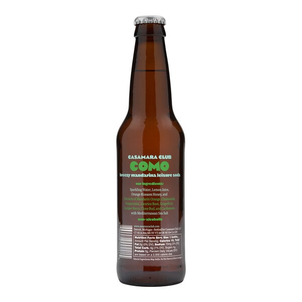 Casamara Club Como Breezy Mandarina Leisure Soda 12 fl. oz. - 24/Case