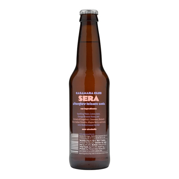 Casamara Club Sera Afterglow Leisure Soda 12 fl. oz. - 24/Case