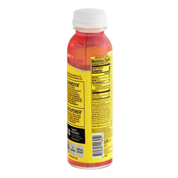 C4 Energy Fruit Punch Energy Drink 12 fl. oz. Bottle - 12/Case